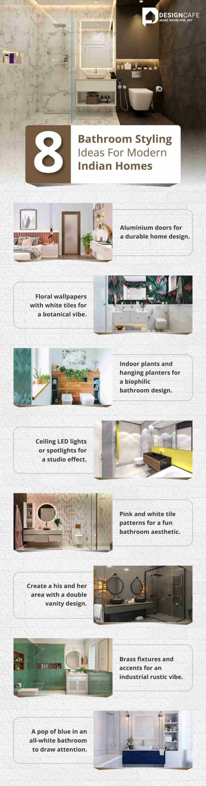 8 bathroom styling indian home infographic
