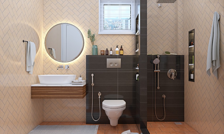 Luxury bathroom interior designers for 2bhk home design