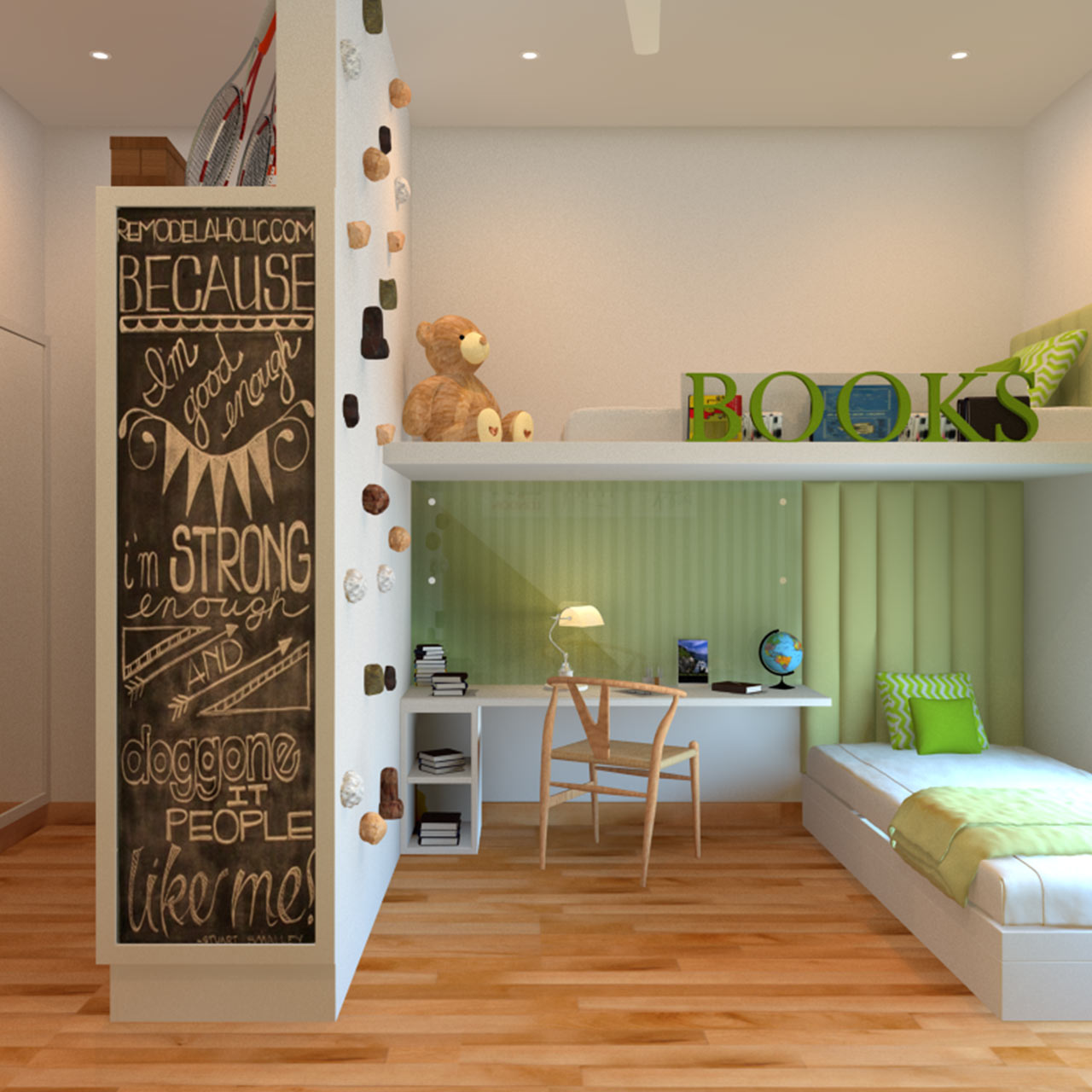 Childern bedroom where they love being all over the space with their toys in bedroom designs for kids children's