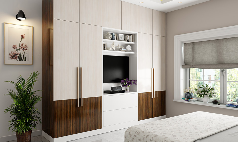  A floor-to-ceiling tv unit is a type of tv stand which offers ample storage.