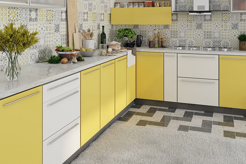 The process of designing and building a civil kitchen is lengthy and messy which is not in the case of modular kitchen.