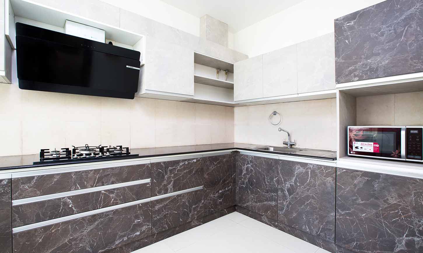Modular kitchen interior designed for interior design for flats in bangalore