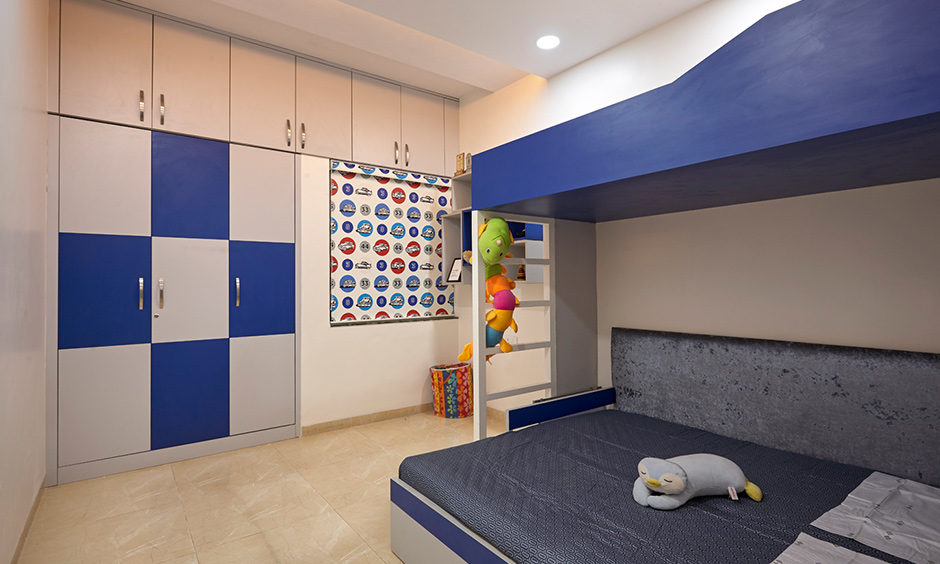 Kids room interior design designed by interiors in mumbai