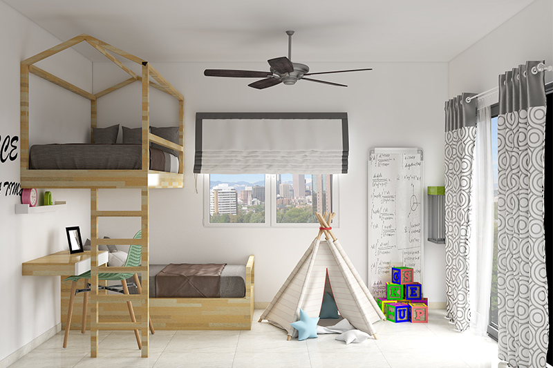 Kids study room with bedroom ideas for your home