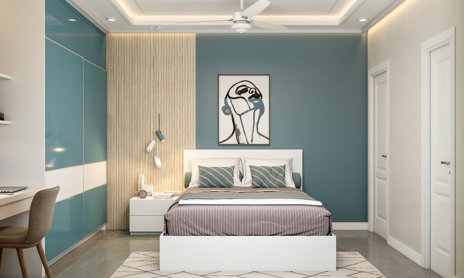 Latest bedroom designs in 3 bhk interior design
