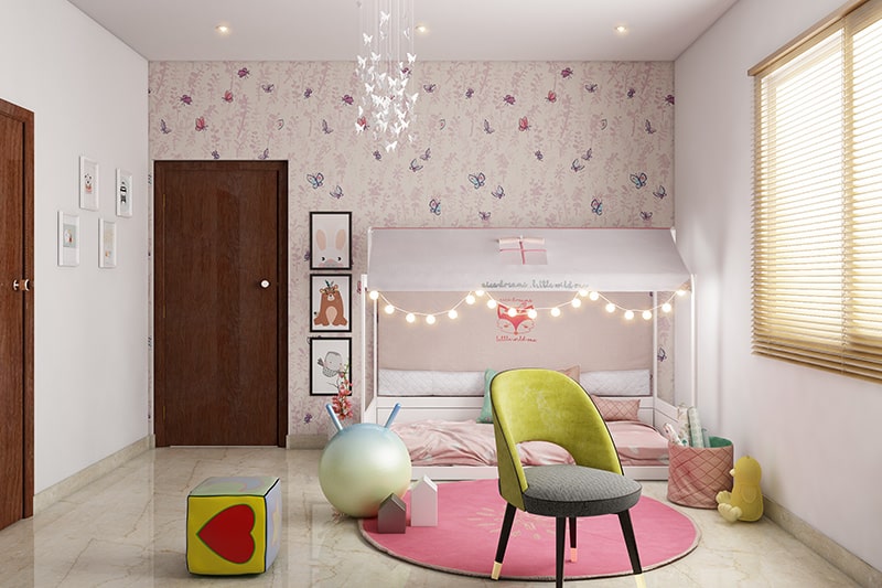 Little teenage girl bedroom ideas by using the magic of butterflies to give wings to your little girl’s