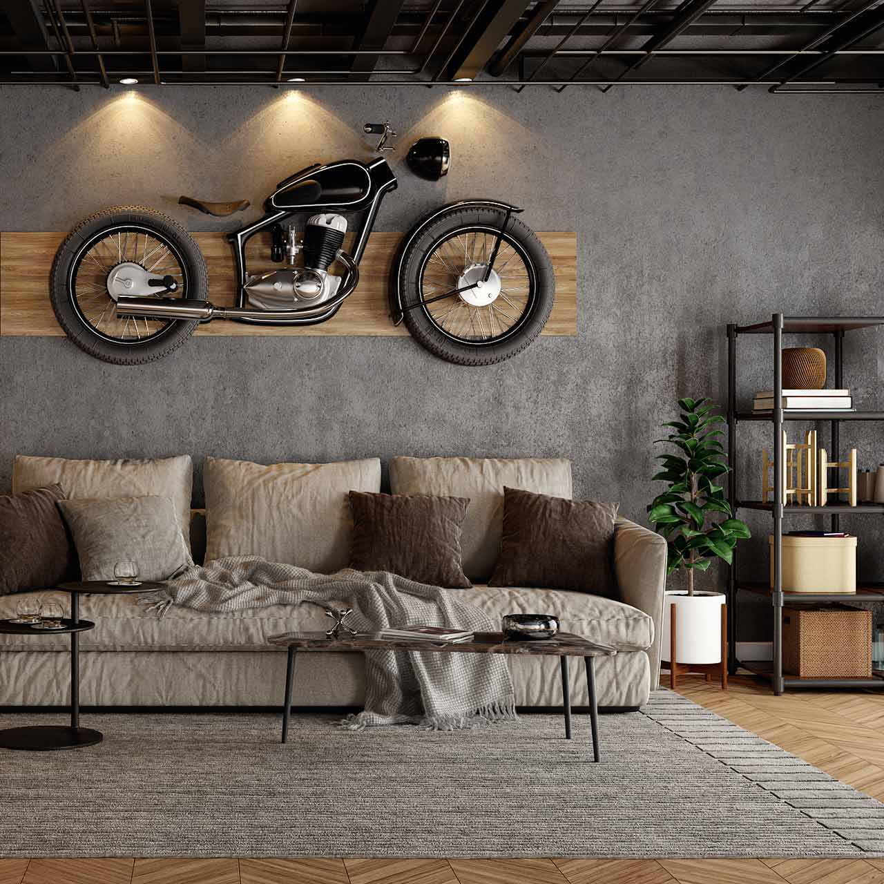 Living room wall decor