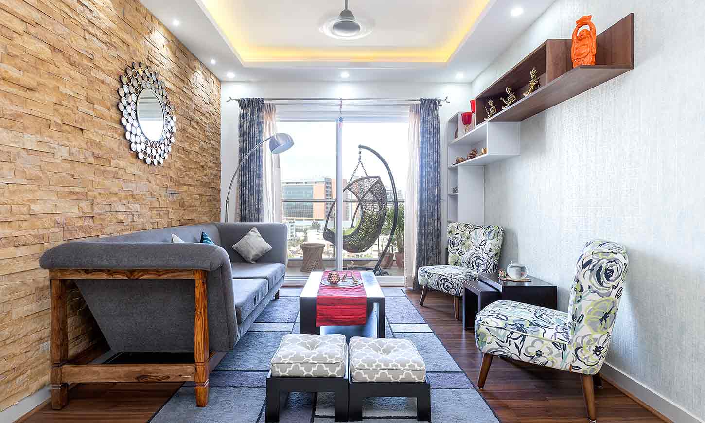 2.5 BHK home designed by Design Cafe best home interior designers in Bangalore