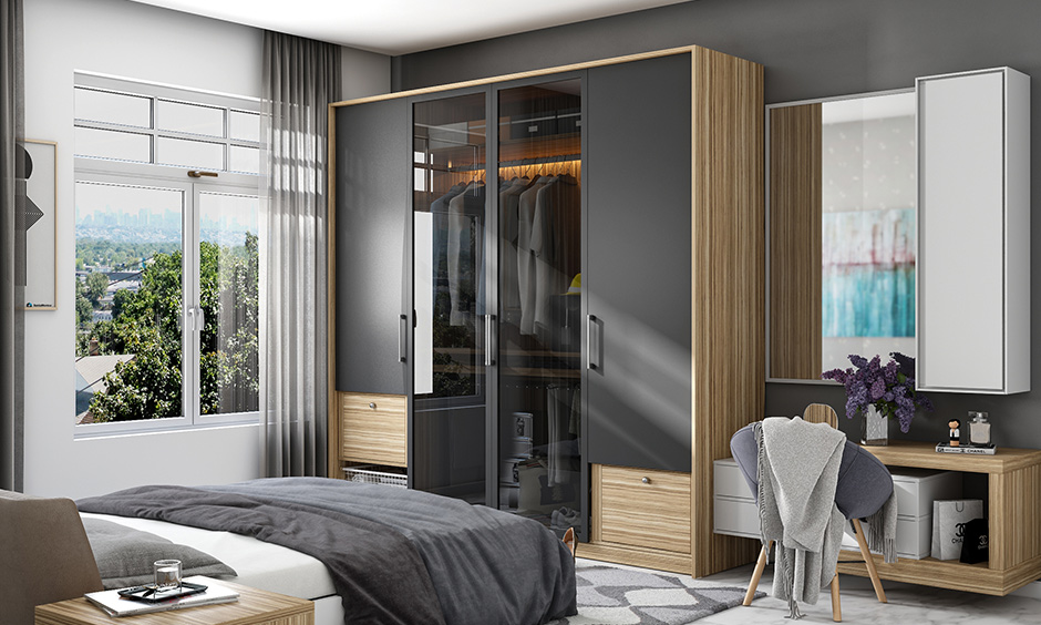 Material and finishes are an essential thing to consider while choosing or designing a wardrobe for bedroom
