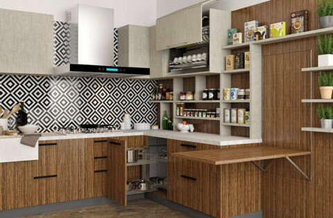 Modular kitchen pantry unit for optimal storage