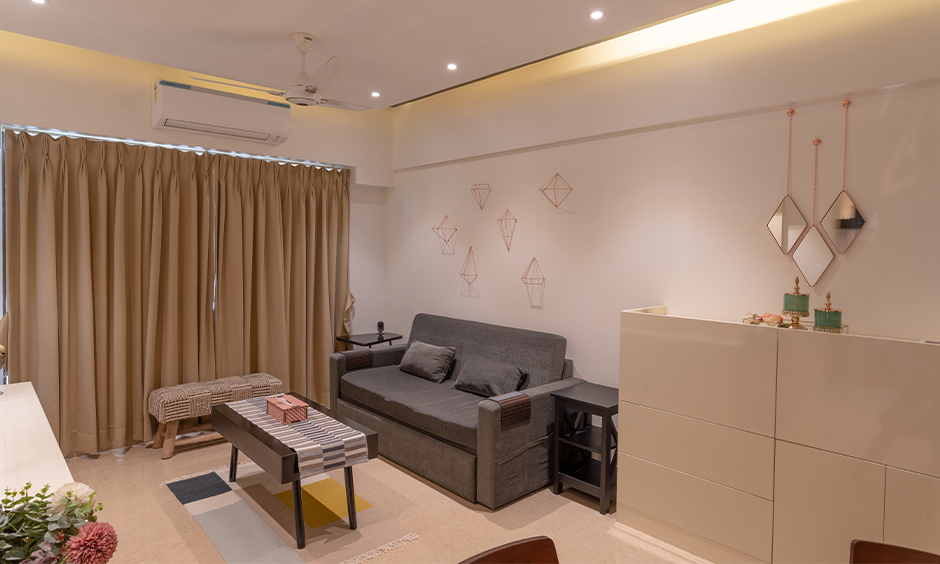 mumbai home interior design living room designed by design cafe interiors