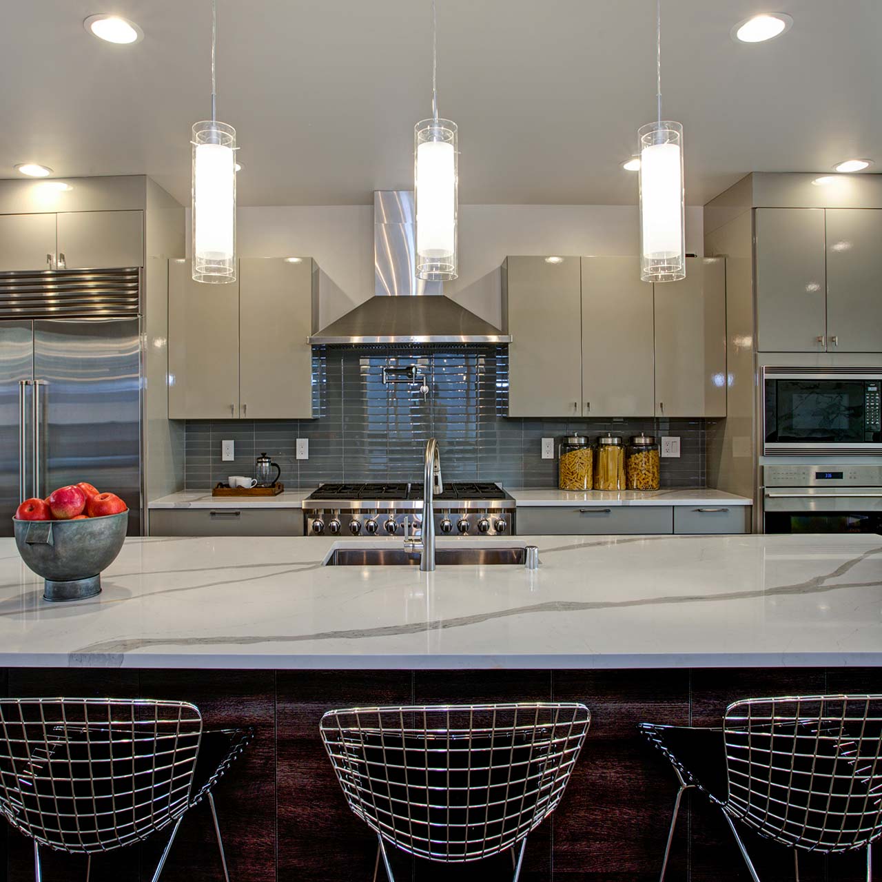 Sleek modular kitchen design with modern look