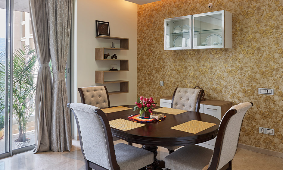 Small flat interior design in mumbai designed by design cafe interiors