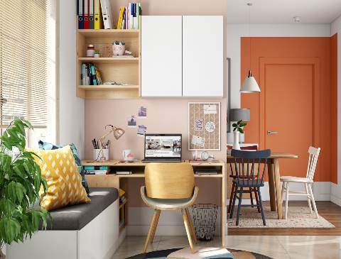 A Home Interiors Guide To Study Room Colour Combinations