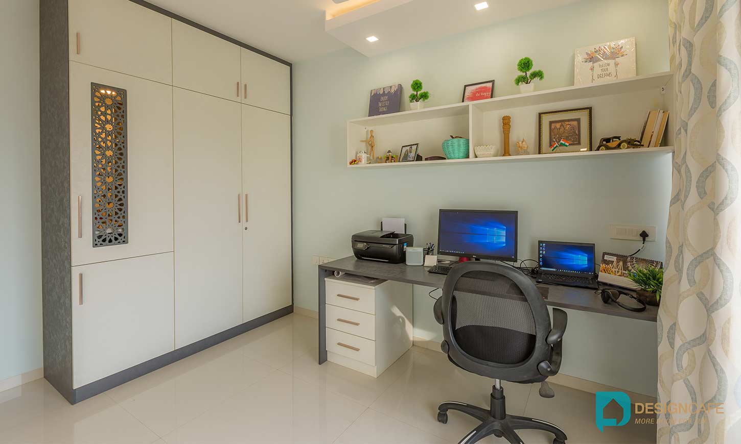 Study room designed by home interior designers in bangalore