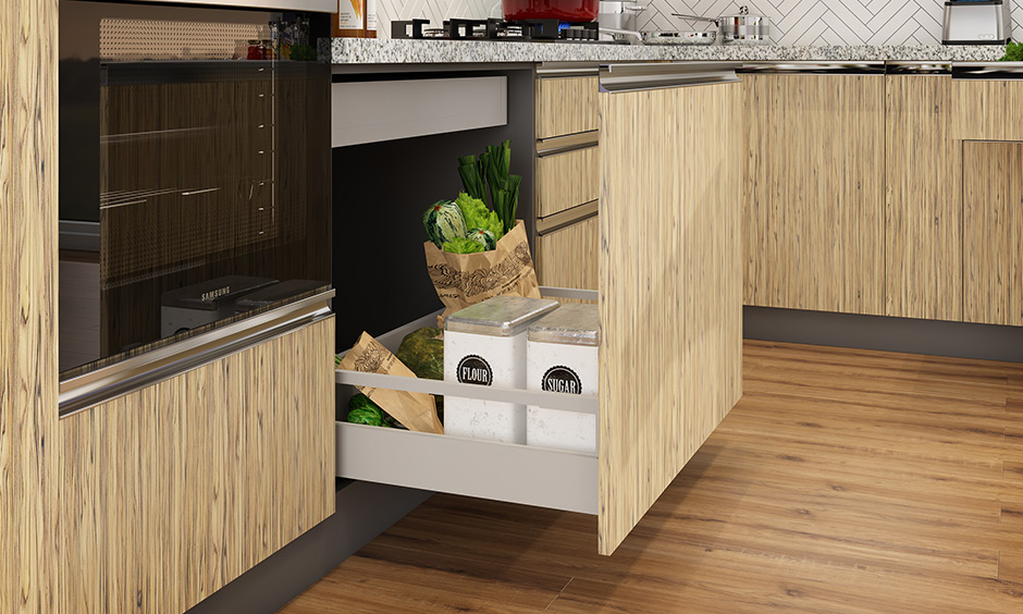 This tandem drawer with kitchen unit is a heavy-duty and engineered to hold up to 50 kilograms
