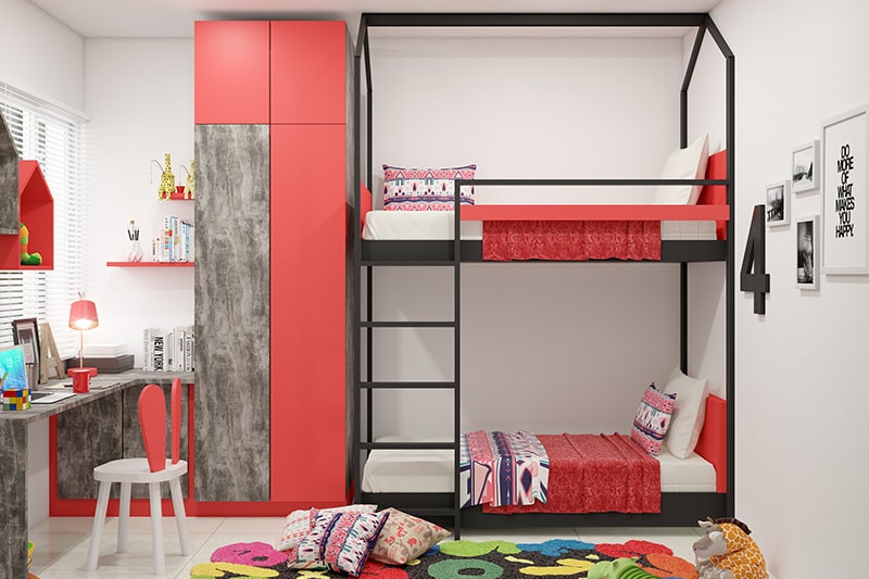 Best teenage girl bedroom ideas for small rooms with bunk beds