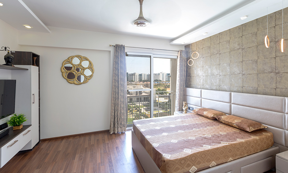 bedroom designed by top interior designing companies in bangalore